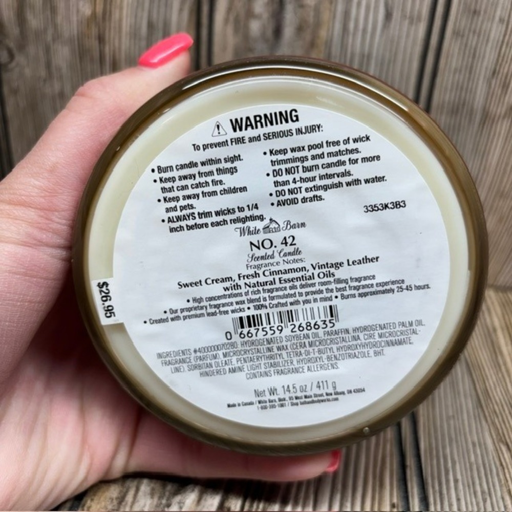 No. 42 Bath & Body Works Scented Candle 14.5 oz. 3 Wick - Picture 3 of 3